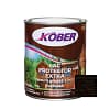 Lac Lazură 3 în 1 Kober Extra Wenge 0.75L, protecție lemn nuanță închisă pentru exterior și interior