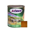 Lac lazură 3 în 1 Kober Ecolasure Extra, pe bază de apă, nuanța Stejar Închis, pentru protecția și decorarea lemnului la interior și exterior. Acoperă până la 12 m².