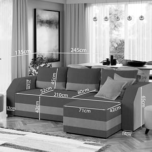 Alternative view of Coltar Extensibil Camino Gri Antracit