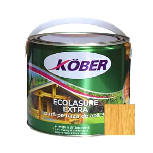 Lac pentru lemn ecolasure extra KOBER stejar deschis 2.5L