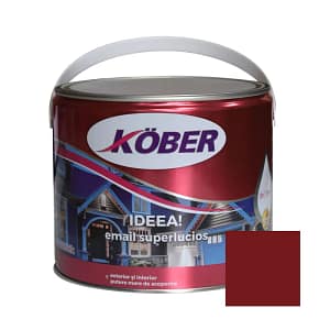 Vopsea email alchidic Kober Ideea grena 2.5L interior exterior lucioasa pentru lemn si metal
