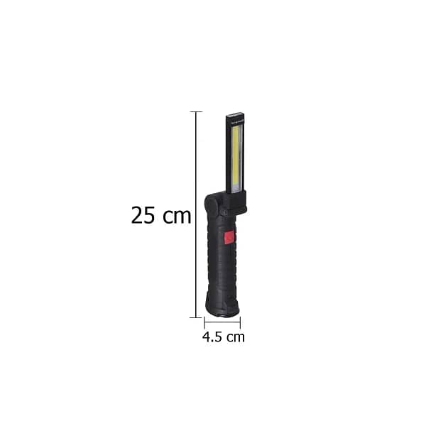 Lanterna KLAUS, LED, 3W, 350 lumeni, rece, cu magnet, 1800mAh
